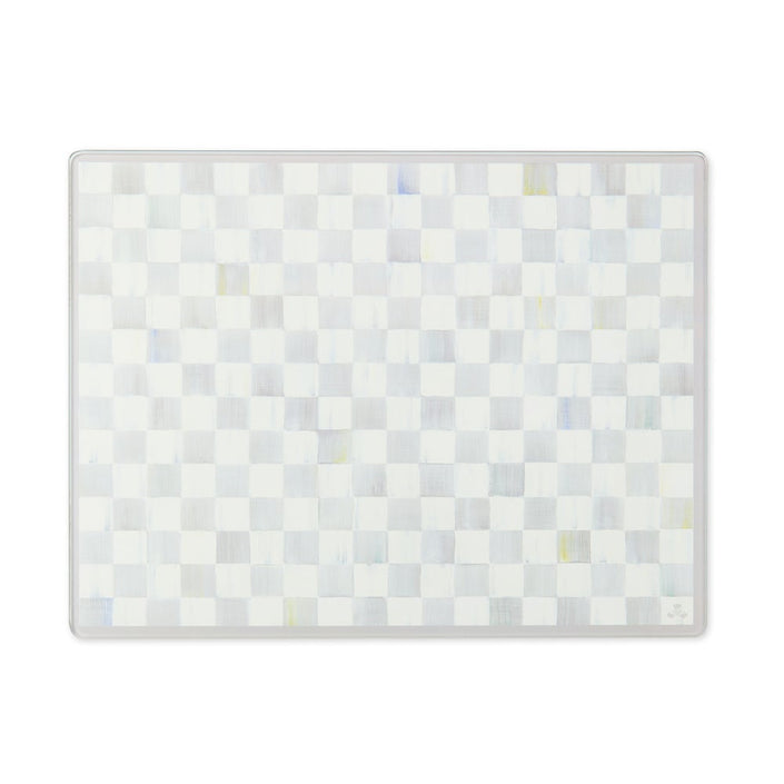 Sterling Check Glass Cutting Boards, Set Of 2