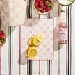 Rosy Check Glass Cutting Boards, Set Of 2