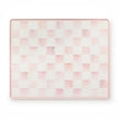 Rosy Check Glass Cutting Boards, Set Of 2