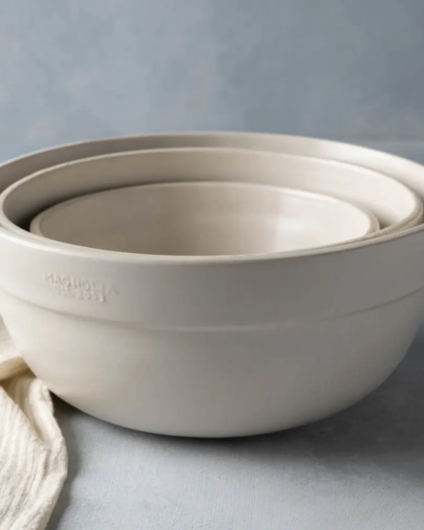 Set of 3 Vintage Inspired Mixing Bowls