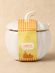 Pumpkin Lidded Soup with Spoon