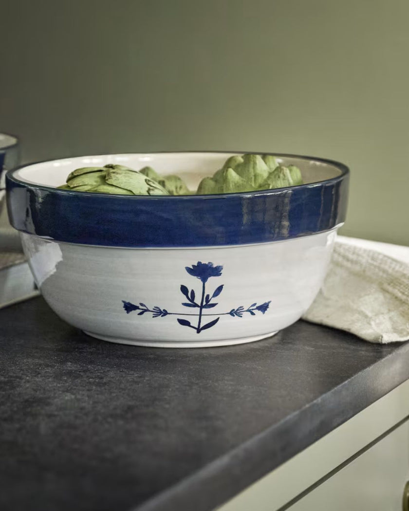 Lila Floral Mixing Bowl Set of Two