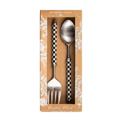 Courtly Check Supper Club Salad Serving Set