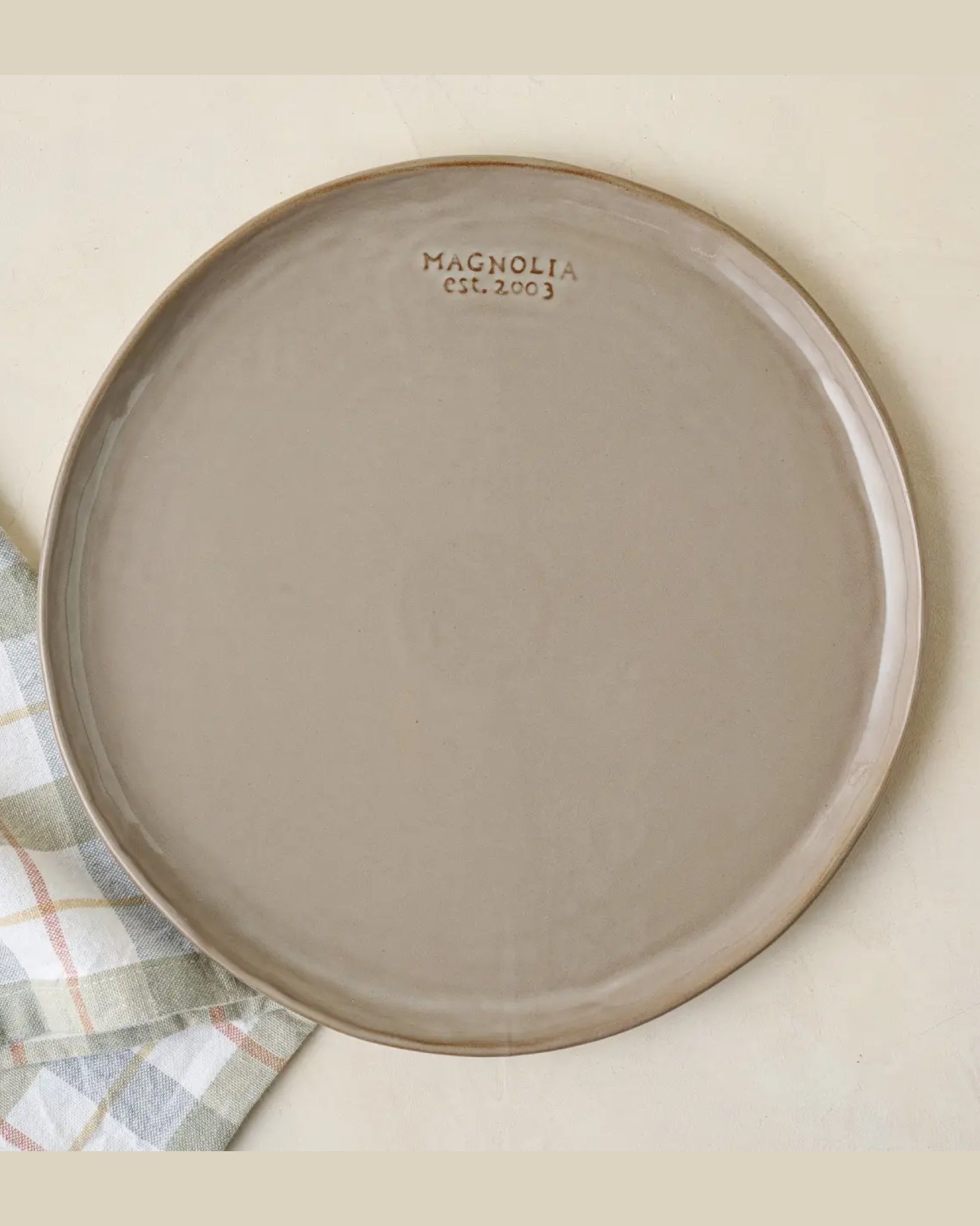 Grey Magnolia Est. Dinnerware Set