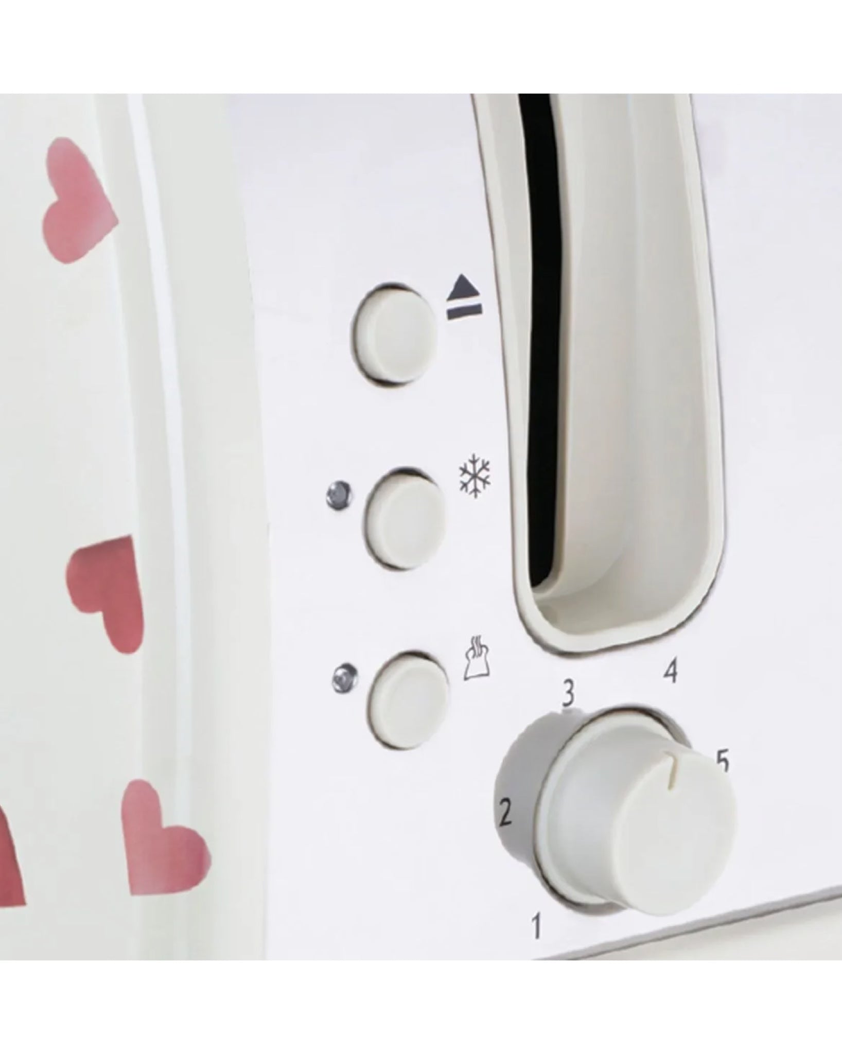 Russell Hobbs Pink Hearts Norfolk Two Slice Toaster