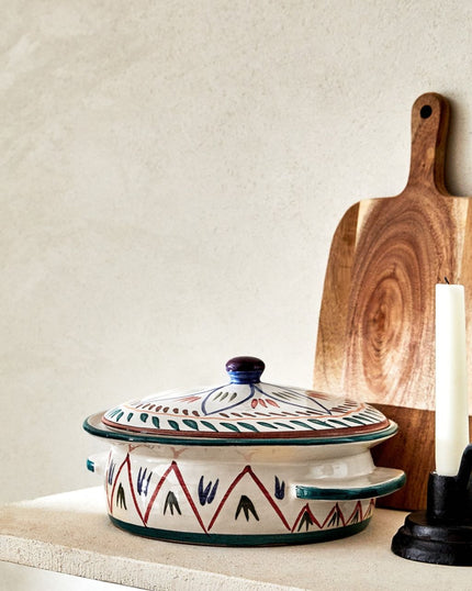 Ceramic Floral Tureen with Lid (limited edition)