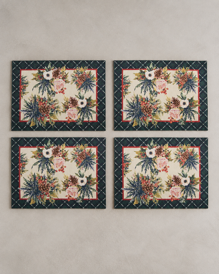 Highbanks Tapestry Floral Placemats Set