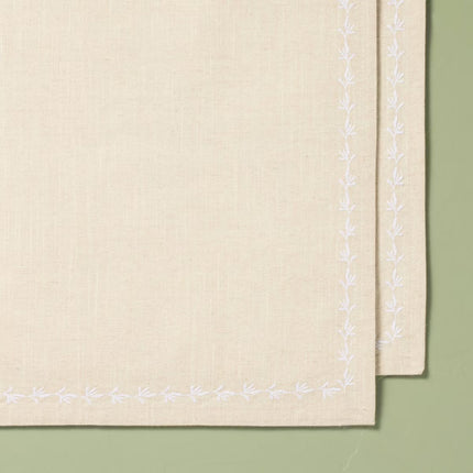 Beige Floral Napkins
