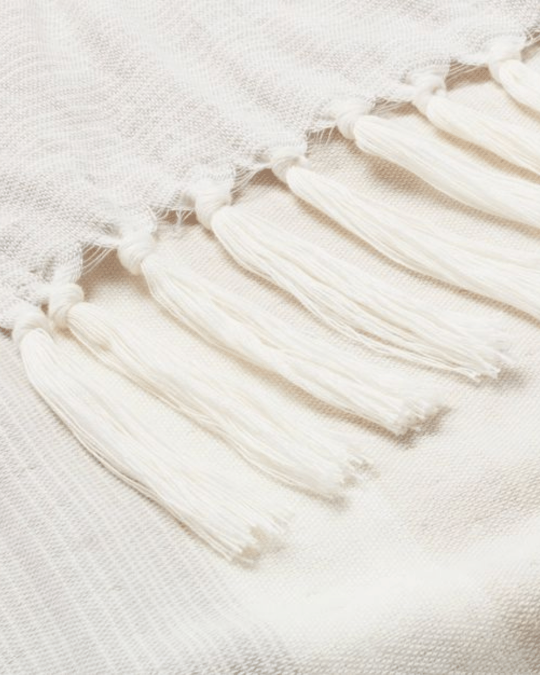 Light Color Block Gauze Throw Blanket