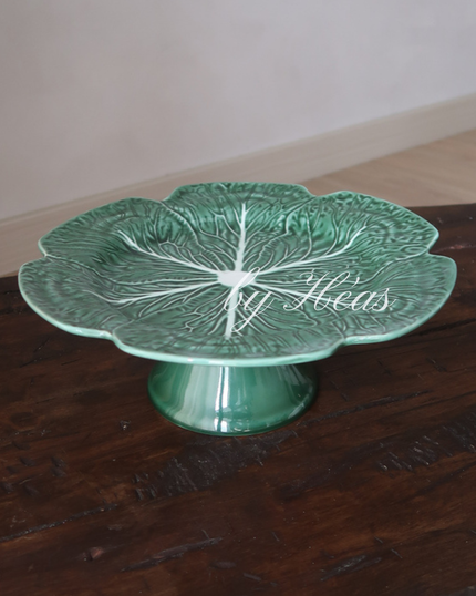 Green Cabbage Cake Stand