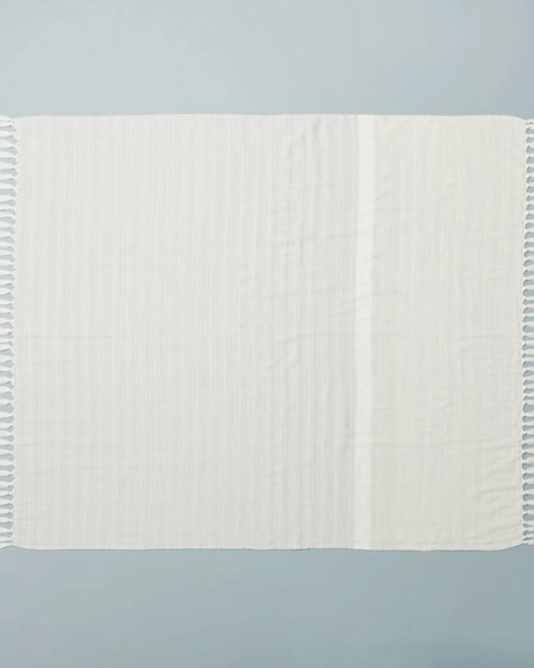 Light Color Block Gauze Throw Blanket