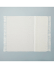Light Color Block Gauze Throw Blanket