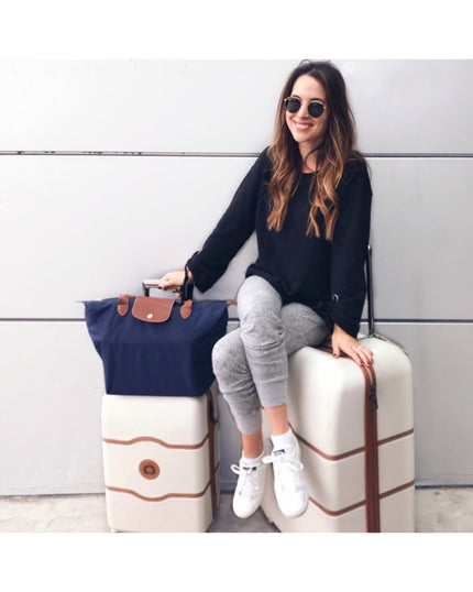 Le Pliage Classic Long Handle in Navy (Medium / Large)