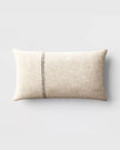 Oversized Stitched Lumbar Throw Pillow Neutral