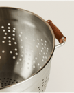Steel Colander with Wooden Handle (Small)