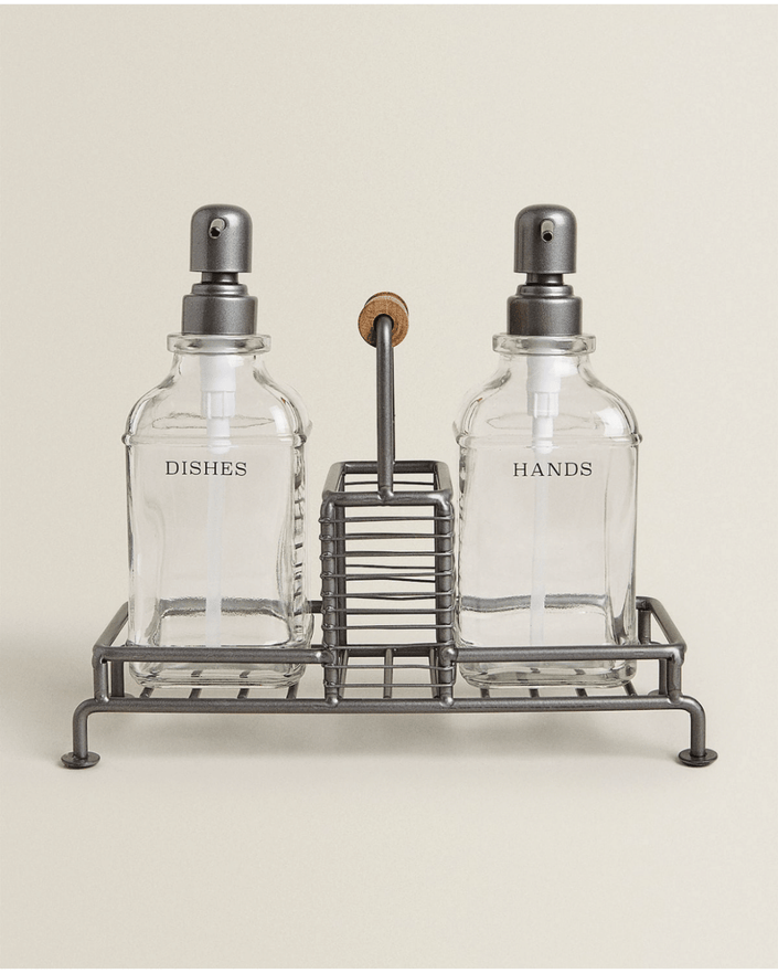 Double Dispenser with Stand