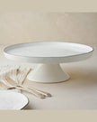 Magnolia Black Rim Ceramic Cake Stand