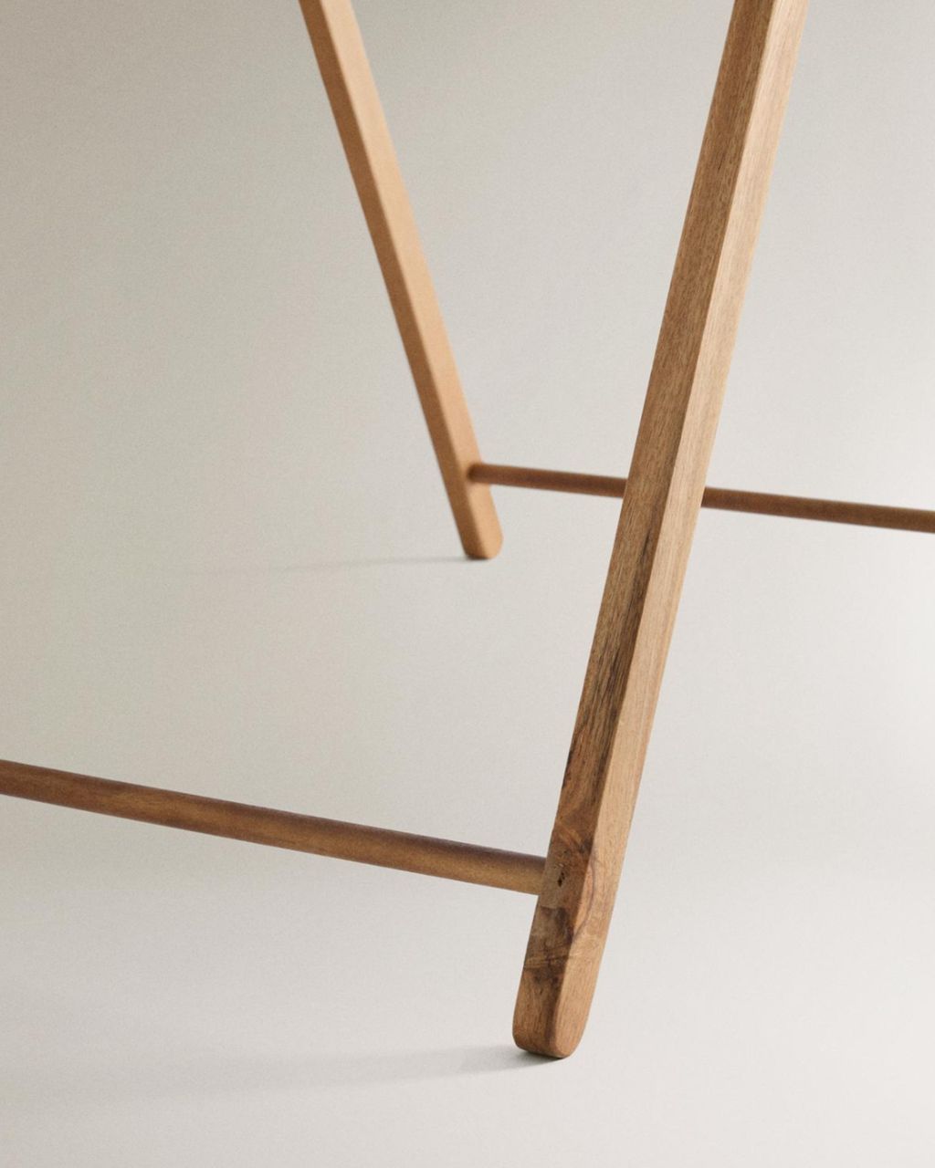 Vertical Metal and Wooden Drying Rack