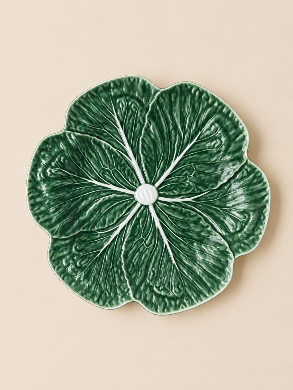 Green Cabbage Dinner Plate 27cm