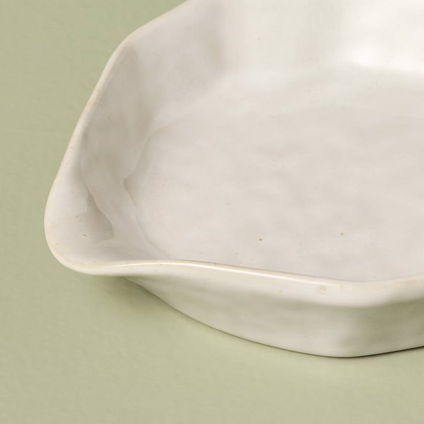 Stoneware Spoon Rest Sour Cream