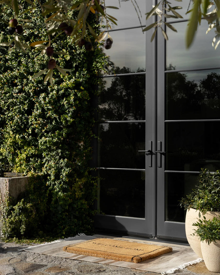 Laura Welcome Home Doormat with Frame