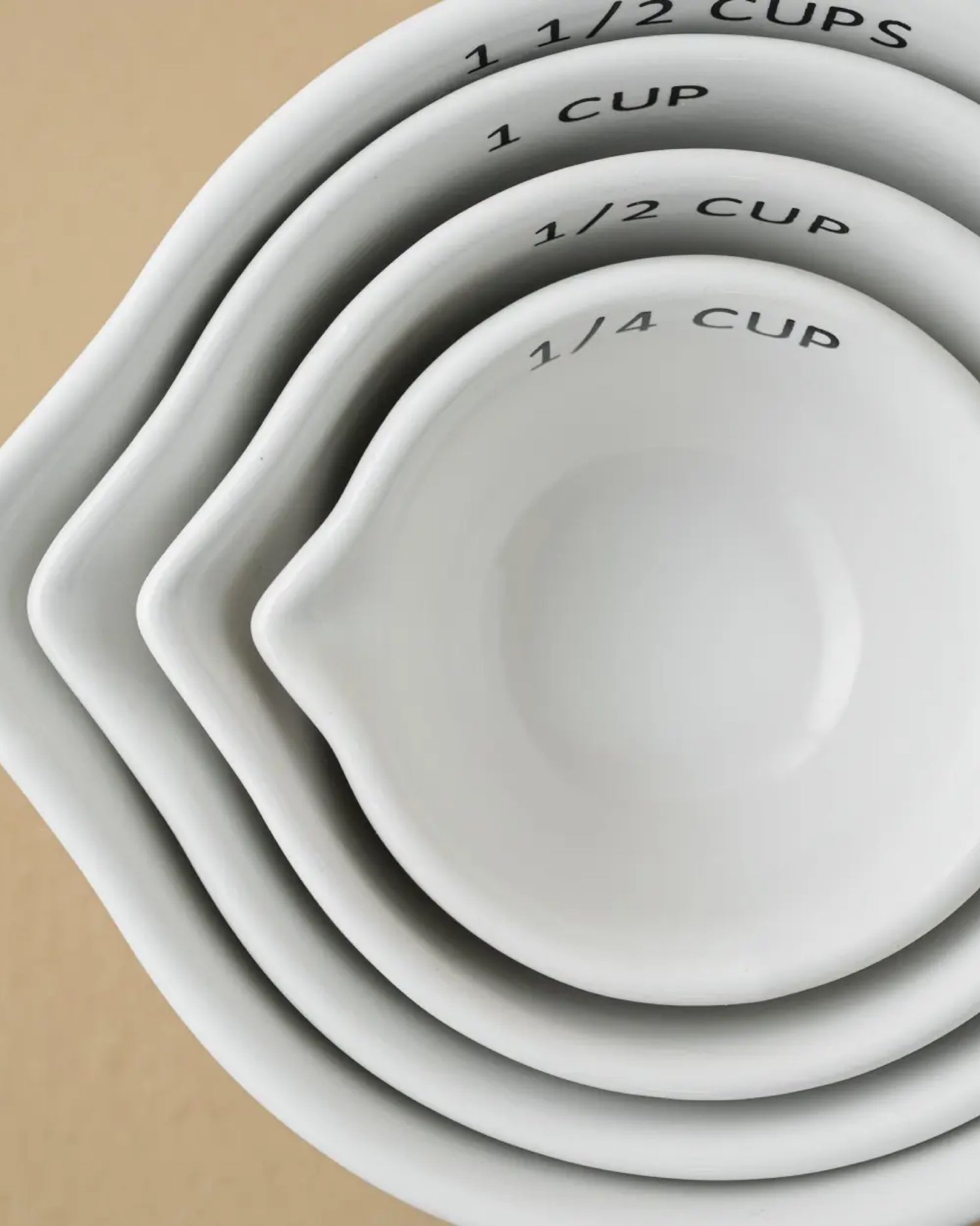 Homemade Measuring Cups Set of 4