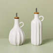 10oz 2pc Stoneware Oil and Vinegar Set Sour Cream