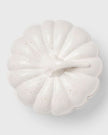 Medium Pumpkin Serving Bowl Ivory