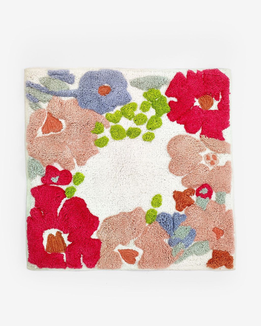 Floral Bathmat Square