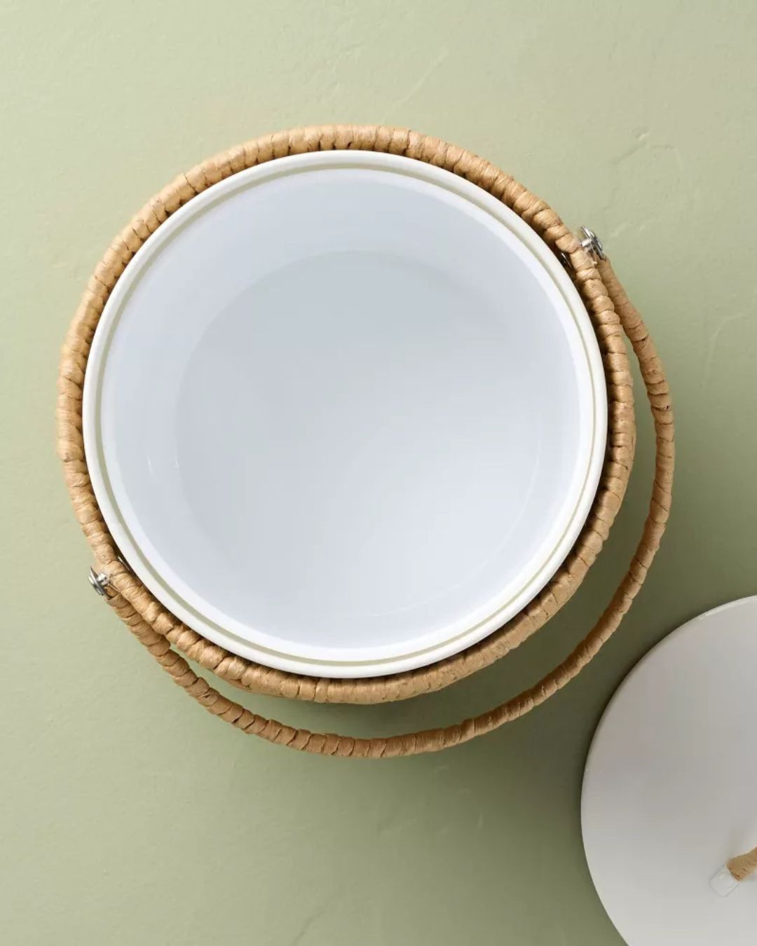 3.5L Woven Paper Wrapped Metal Ice Bucket