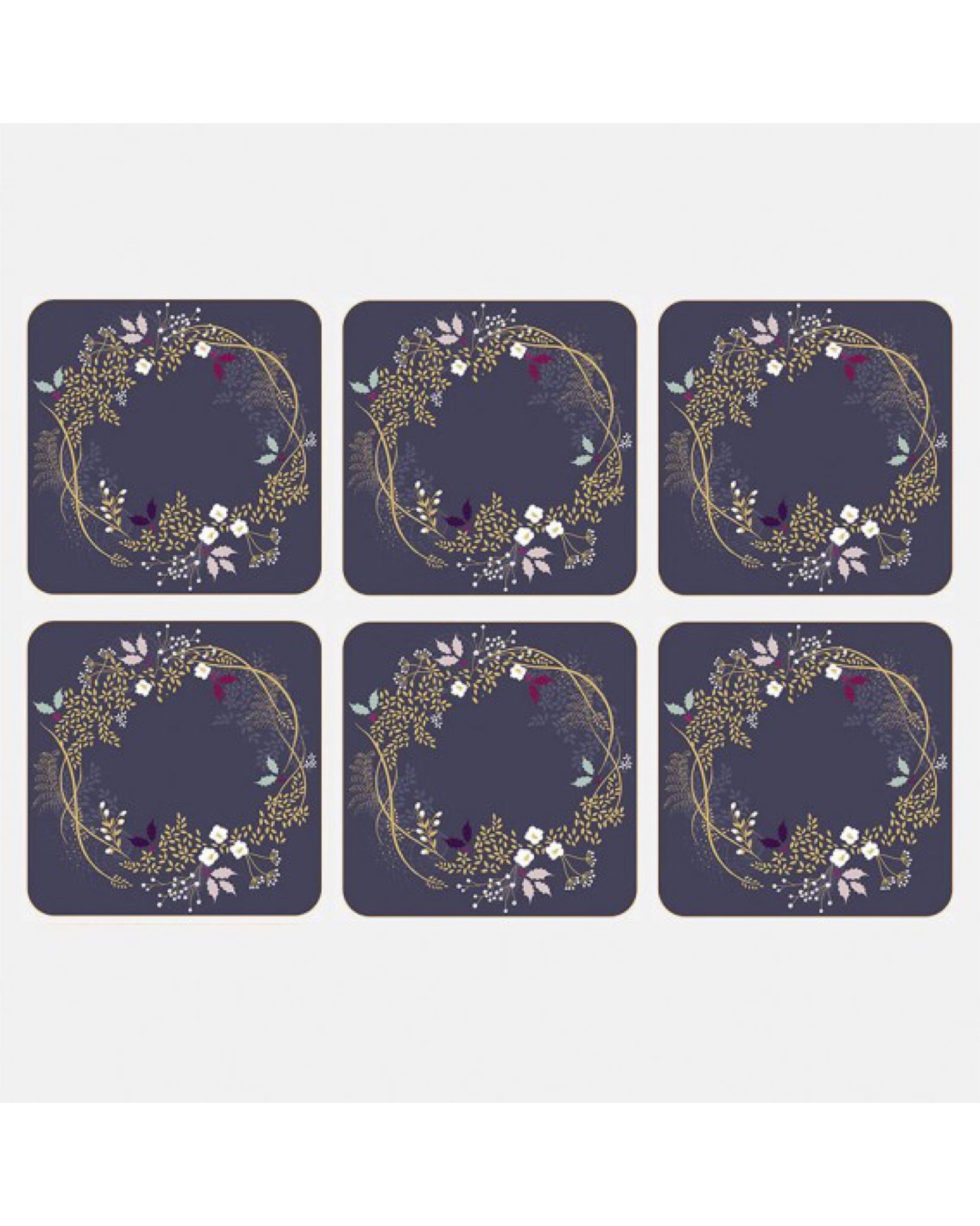 Garland Coasters Set of 6 or 12