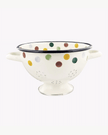 Polka Dot Enamel Colander