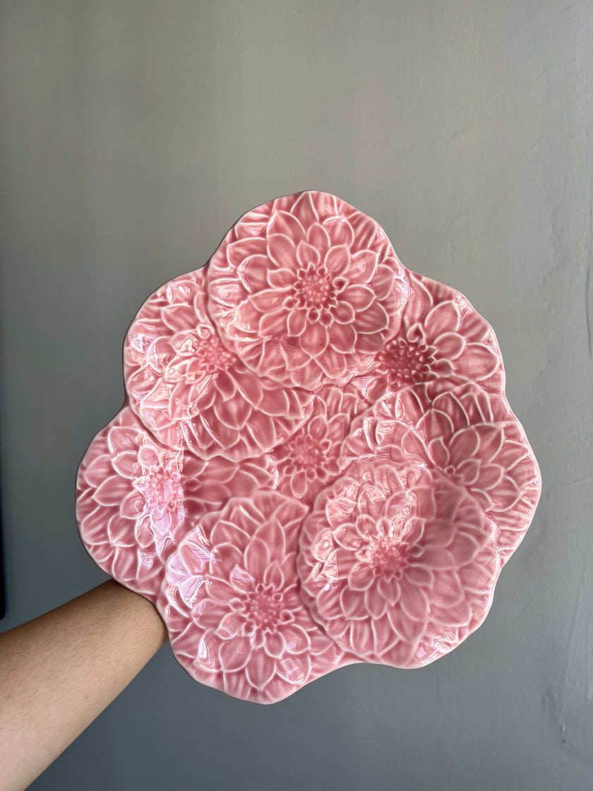 [Imperfect] Pink Camelia Medium Cake Stand