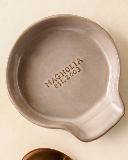Grey Magnolia Est. Spoon Rest