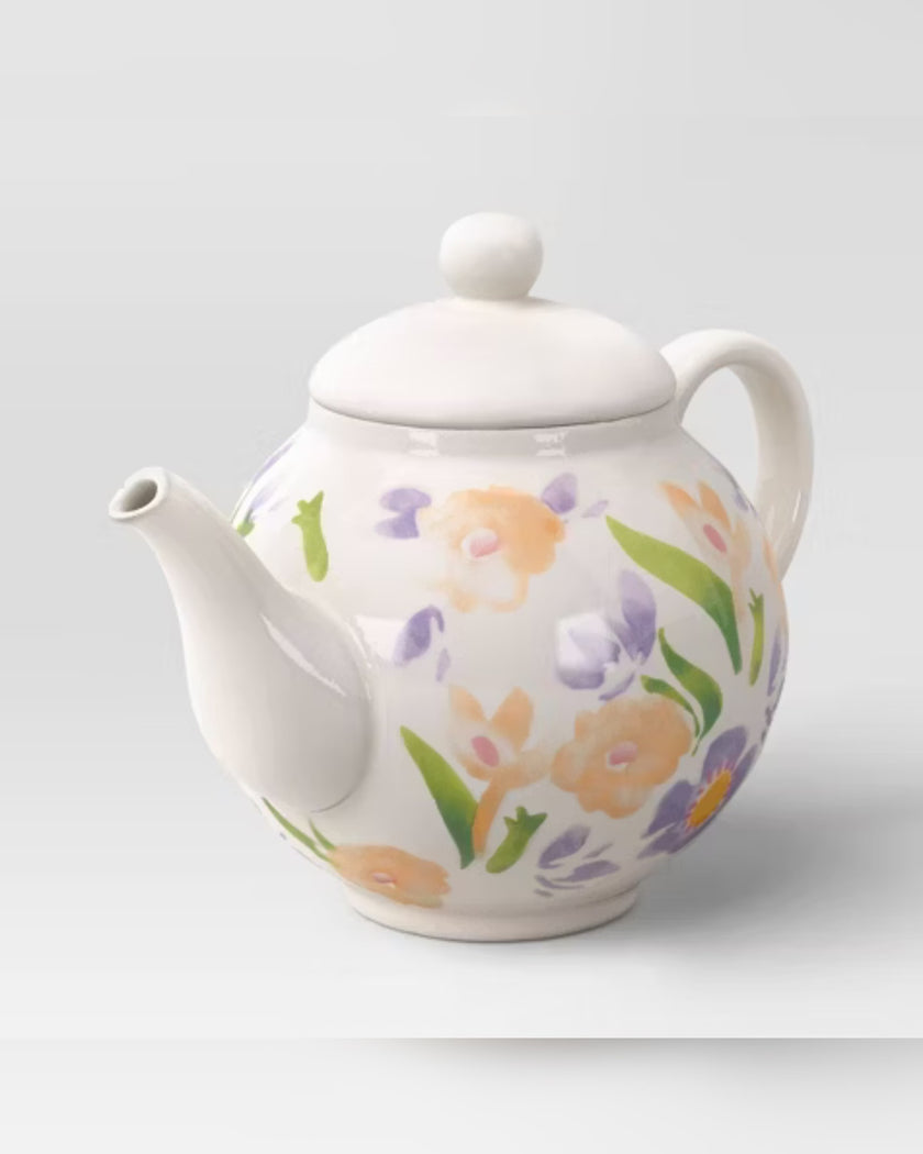 Garden Bloom Spring Floral Teapot – HÉAS