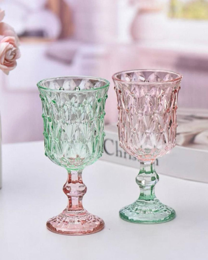 Luxury Coloured Goblet Tall Glasses - 902 Series