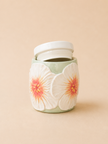 Pastel Wildflower Floral Storage Jar (Green)