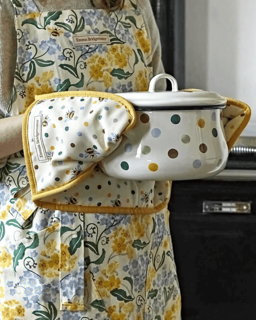 Small Polka Dot Double Oven Glove