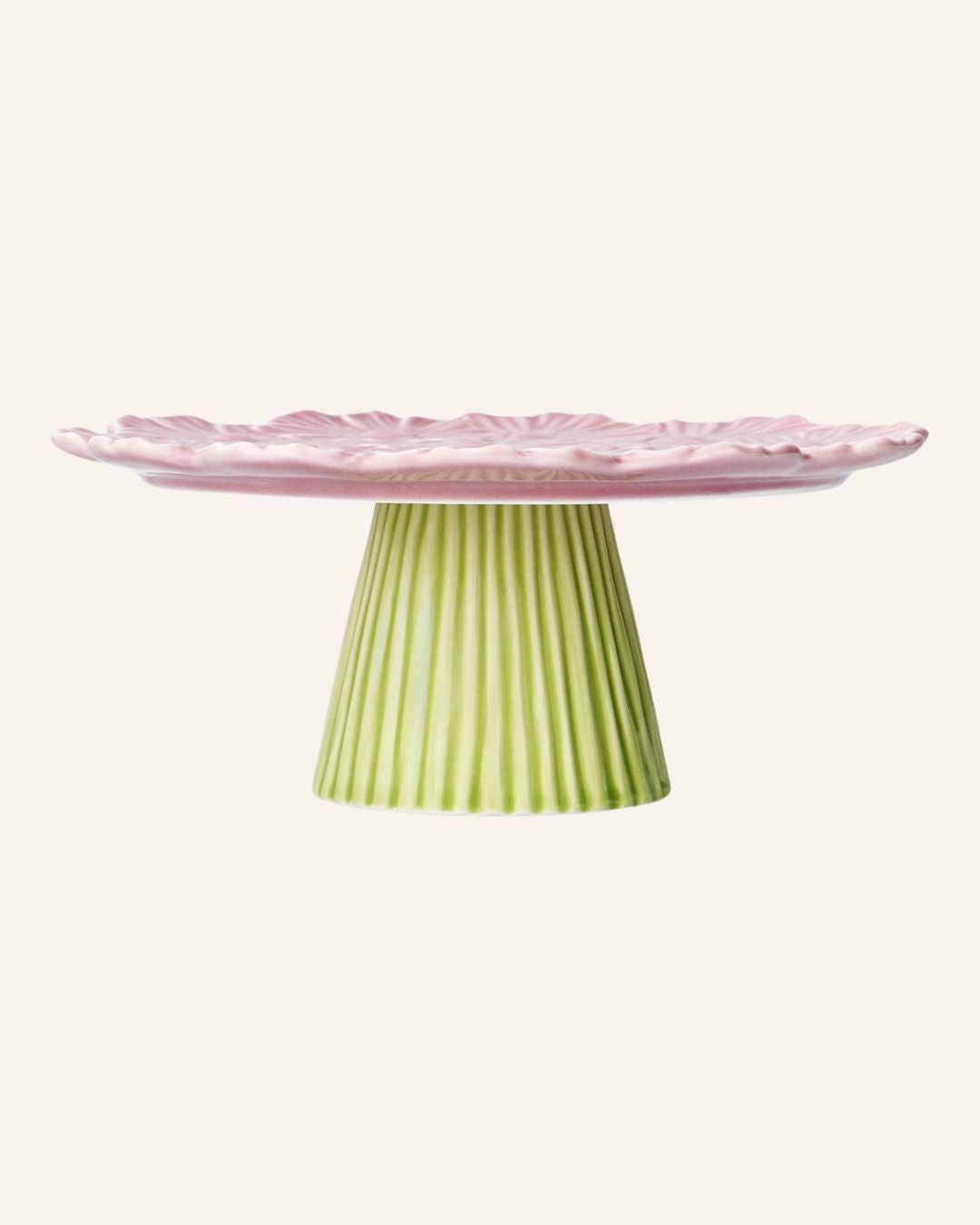 Cake stand with flowers 20cm