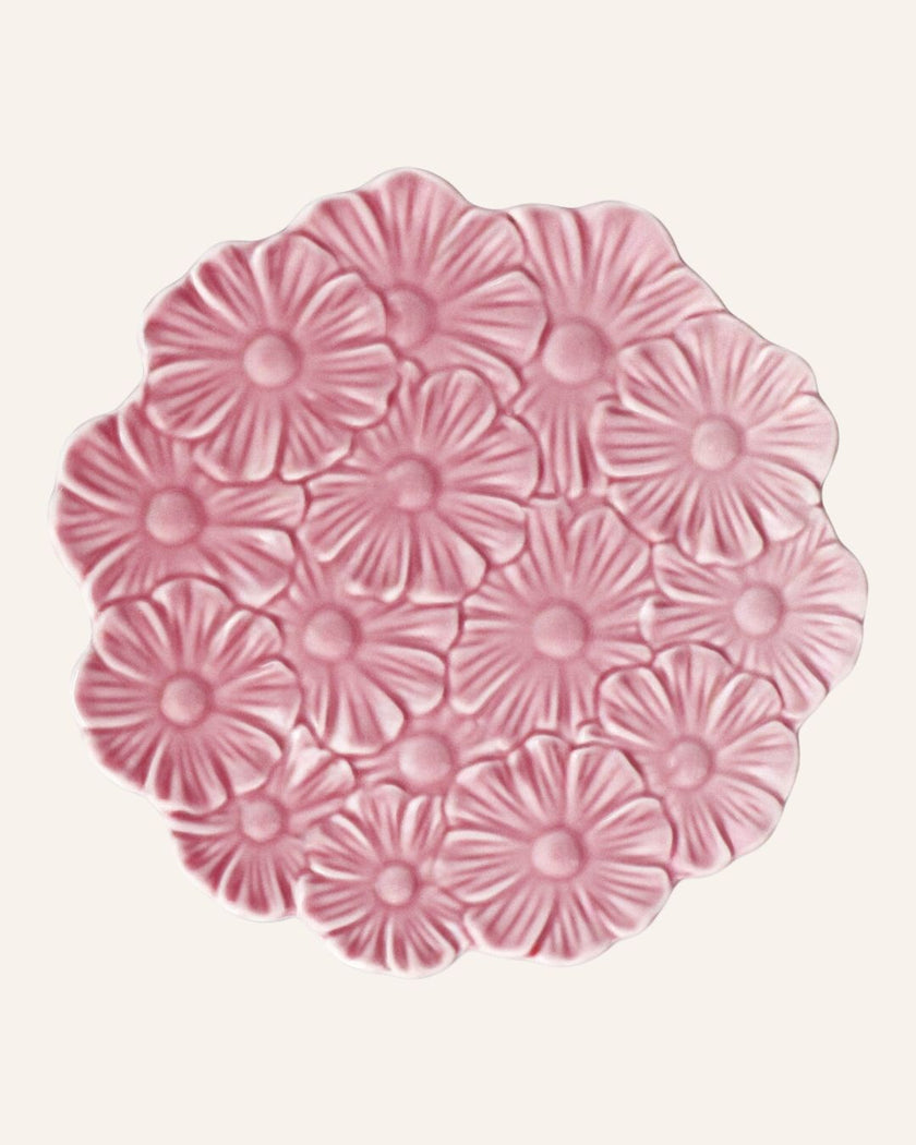 Cake stand with flowers 20cm