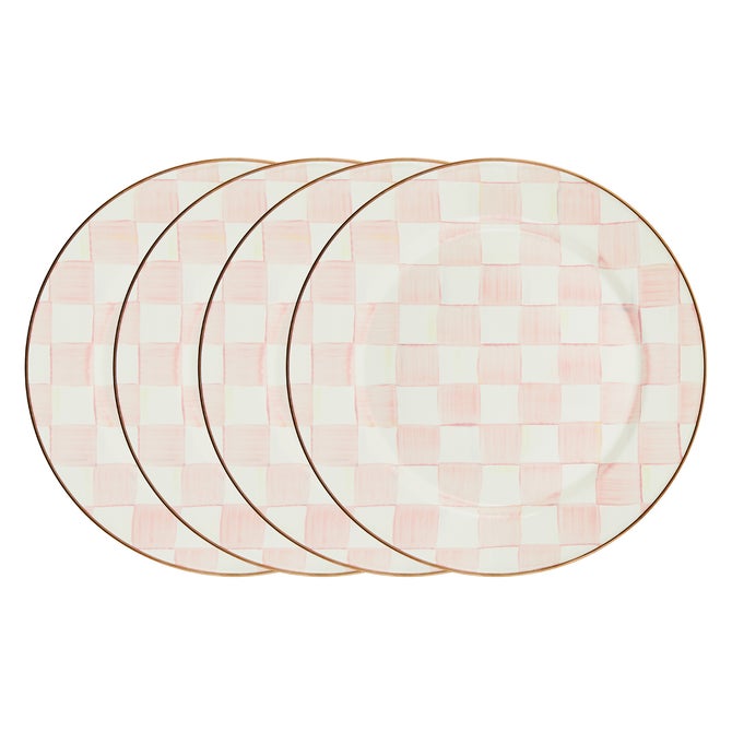 Rosy Check Chargers, Set Of 4