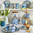 Royal Check Enamel Mug 400ml