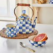 Royal Check Enamel Mug 400ml