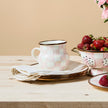 Rosy Check Enamel Mug 400ml