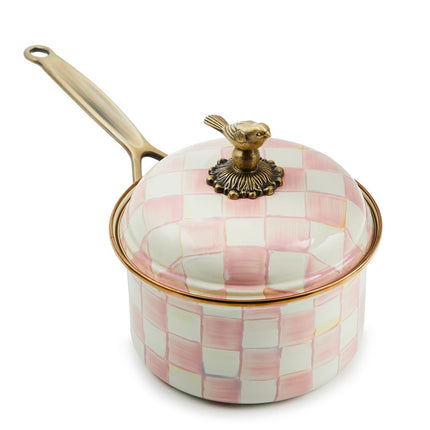 Rosy Check Saucepan