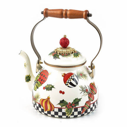 Deck The Halls 2 Quart Tea Kettle