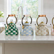 Sky Check Tea Kettle