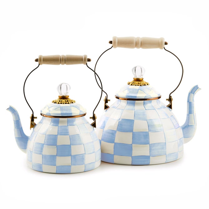 Sky Check Tea Kettle
