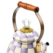 Violet Check Tea Kettle