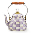 Violet Check Tea Kettle